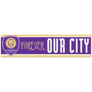 Orlando City SC Decal 3x12 Bumper Strip Style