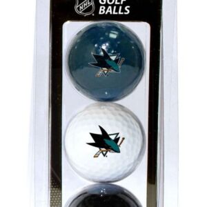 San Jose Sharks 3 Pack of Golf Balls