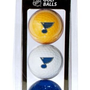 St. Louis Blues 3 Pack of Golf Balls