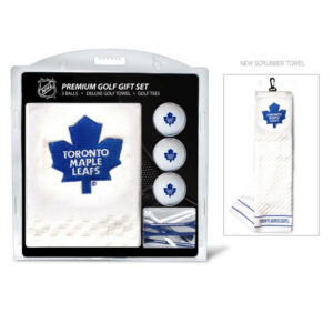 Toronto Maple Leafs Golf Gift Set with Embroidered Towel