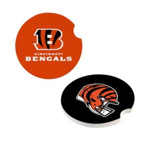 Cincinnati Bengals Car Coaster Set 2 Pack