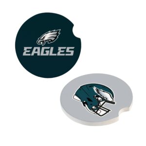 Philadelphia Eagles Car Coaster Set 2 Pack
