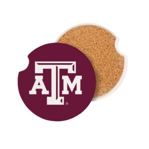 Texas A&M Aggies Car Coaster Set 2 Pack
