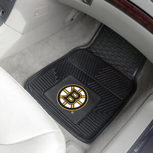 Boston Bruins Car Mats Heavy Duty 2 Piece Vinyl