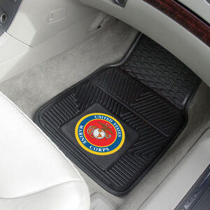 US Marines Car Mats - Heavy Duty 2-Piece Vinyl