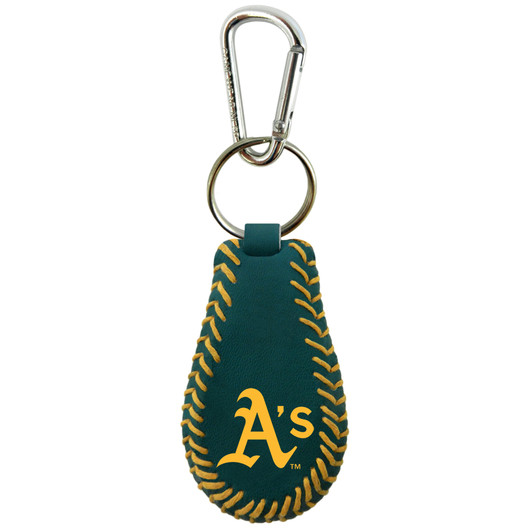 Oakland Athletics Keychain Team Color Baseball CO