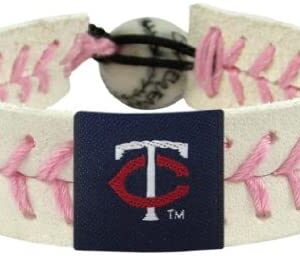 Minnesota Twins Bracelet Baseball Pink Alternate CO
