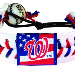 Washington Nationals Bracelet Classic Baseball Stars and Stripes CO