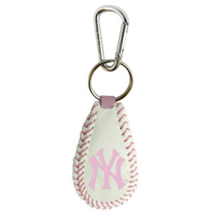 New York Yankees Keychain Baseball Pink CO
