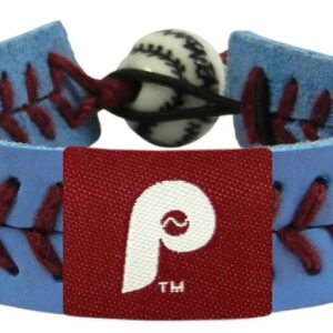 Philadelphia Phillies Bracelet Team Color Baseball Retro P Logo CO