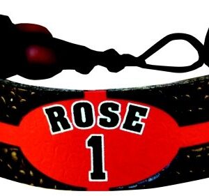 Chicago Bulls Bracelet Team Color Basketball Derek Rose Design CO