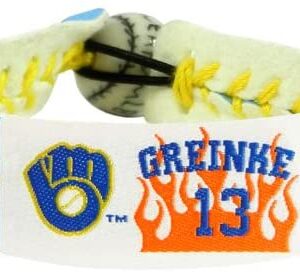 Milwaukee Brewers Bracelet Team Color Baseball Zack Greinke CO