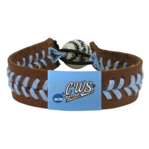 College World Series Bracelet Classic Baseball Logo Brown CO