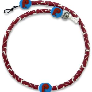 Philadelphia Phillies Necklace Frozen Rope Team Color Baseball Retro P Logo CO