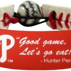 Philadelphia Phillies Bracelet Classic Baseball Hunter Pence Good Game Let's Go Eat CO