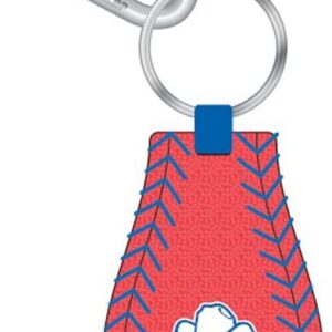 Texas Rangers Keychain Team Color Baseball Retro 1981 Cowboy Hat Logo CO