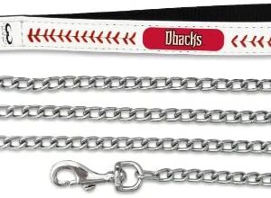 Arizona Diamondbacks Pet Leash Leather Chain Baseball Size Large