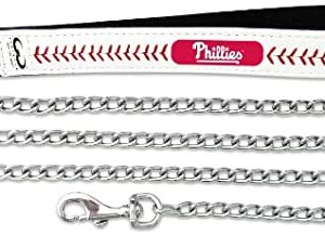 Philadelphia Phillies Pet Leash Frozen Rope Chain Baseball Size Large
