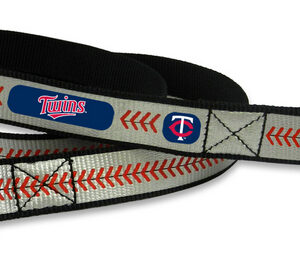 Minnesota Twins Reflective Baseball Leash - L
