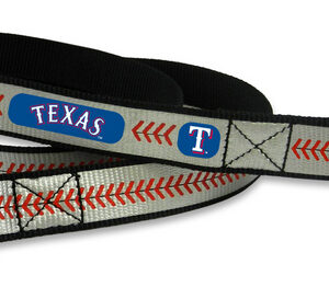 Texas Rangers Pet Leash Reflective Baseball Size Small CO