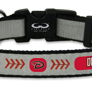 Arizona Diamondbacks Pet Collar Reflective Baseball Size Small CO