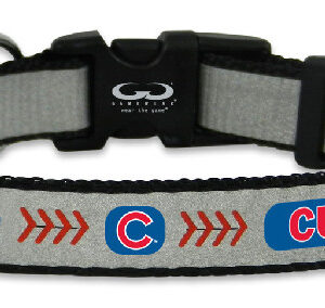 Chicago Cubs Pet Collar Reflective Baseball Size Small CO