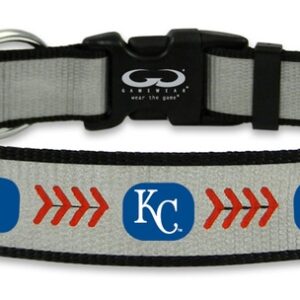 Kansas City Royals Pet Collar Reflective Baseball Size Large CO