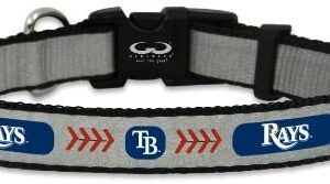 Tampa Bay Rays Pet Collar Reflective Baseball Size Toy CO