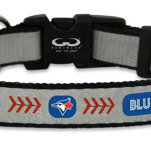 Toronto Blue Jays Pet Collar Reflective Baseball Size Small CO