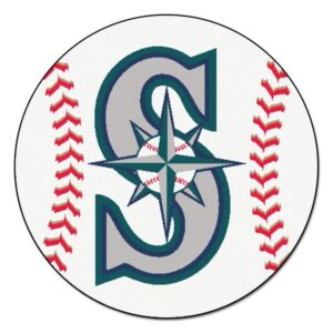 Seattle Mariners Baseball Mat 29 inch