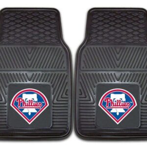 Philadelphia Phillies Car Mats Heavy Duty 2 Piece Vinyl