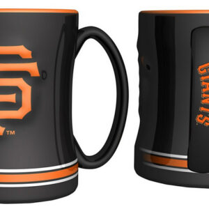 San Francisco Giants Coffee Mug 14oz Sculpted Relief Team Color