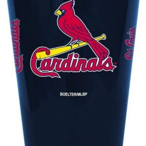 St. Louis Cardinals Glass 20oz Pint Plastic Insulated