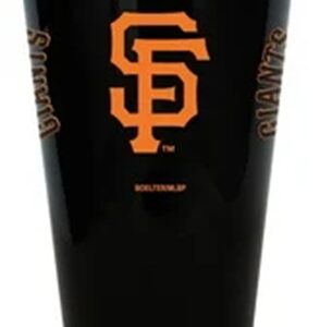 San Francisco Giants Glass 20oz Pint Plastic Insulated