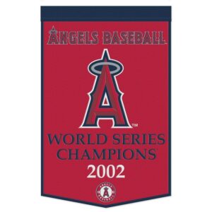 Los Angeles Angels Banner Wool 24x38 Dynasty Champ Design