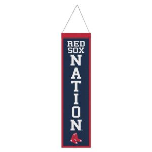 Boston Red Sox Banner Wool 8x32 Heritage Slogan Design
