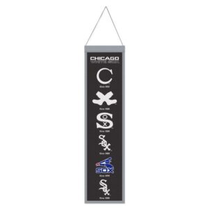 Chicago White Sox Banner Wool 8x32 Heritage Evolution Design