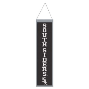 Chicago White Sox Banner Wool 8x32 Heritage Slogan Design