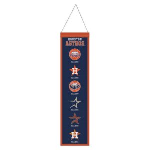Houston Astros Banner Wool 8x32 Heritage Evolution Design