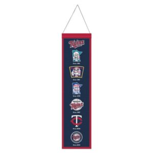 Minnesota Twins Banner Wool 8x32 Heritage Evolution Design