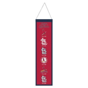 St. Louis Cardinals Banner Wool 8x32 Heritage Evolution Design