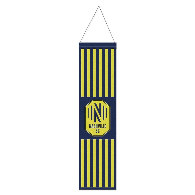 Nashville SC Banner Wool 8x32 Heritage Design