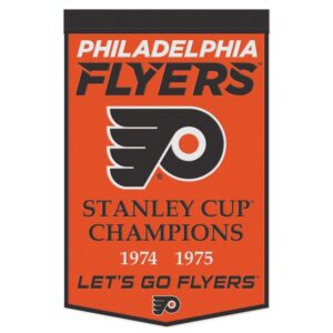 Philadelphia Flyers Banner Wool 24x38 Dynasty Champ Design