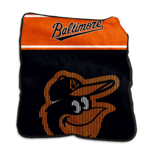 Baltimore Orioles Blanket 60x80 Raschel Throw