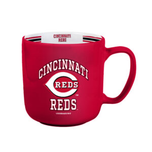 Cincinnati Reds Coffee Mug 15oz Stripe Design