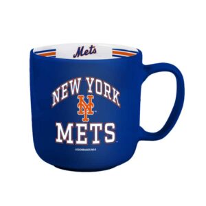New York Mets Coffee Mug 15oz Stripe Design