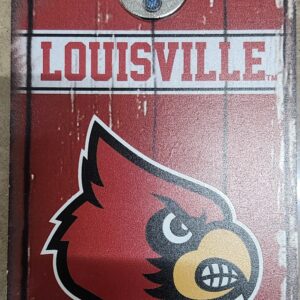 Louisville Cardinals Sign Wood 5x11 Bottle Opener Alternate
