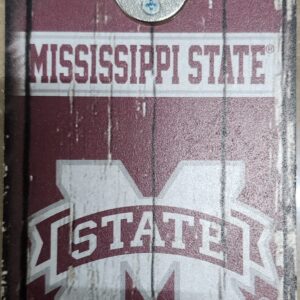Mississippi State Bulldogs Sign Wood 5x11 Bottle Opener Alternate