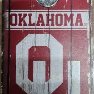Oklahoma Sooners Sign Wood 5x11 Bottle Opener Alternate