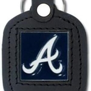 Atlanta Braves Key Ring Square Leather
